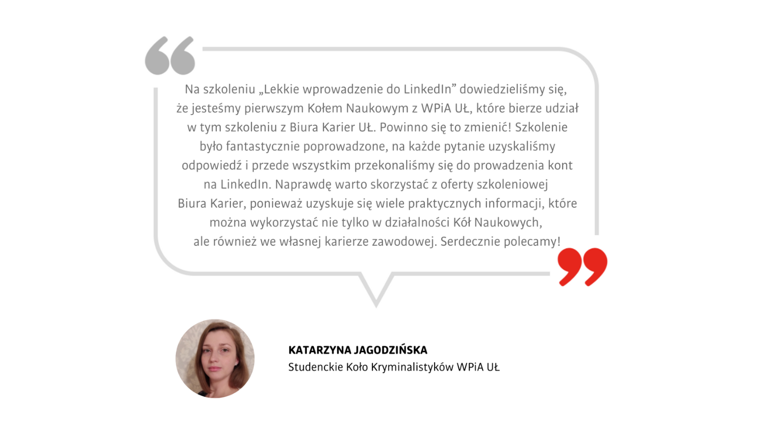 Koło Kryminalistyków - Katarzyna